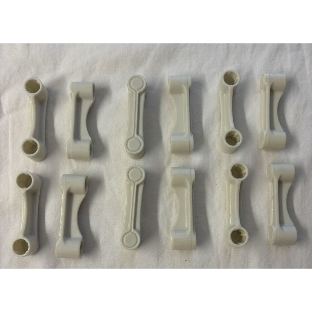 ClosetMaid Shelf & Rod White Plastic Wire Closet End Cap-12 pack Item #77545
